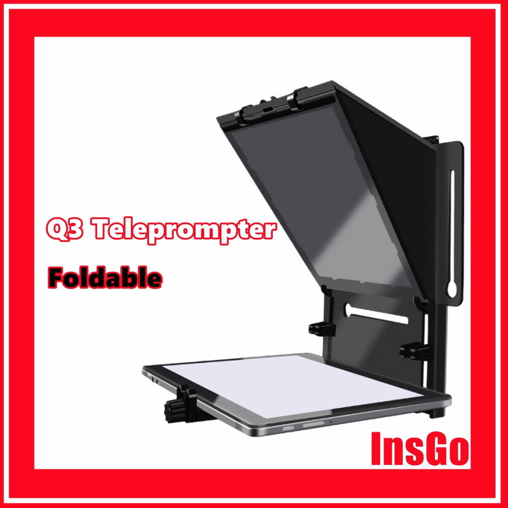 QIYE Q3 Foldable Teleprompter 12 º  iPad P..